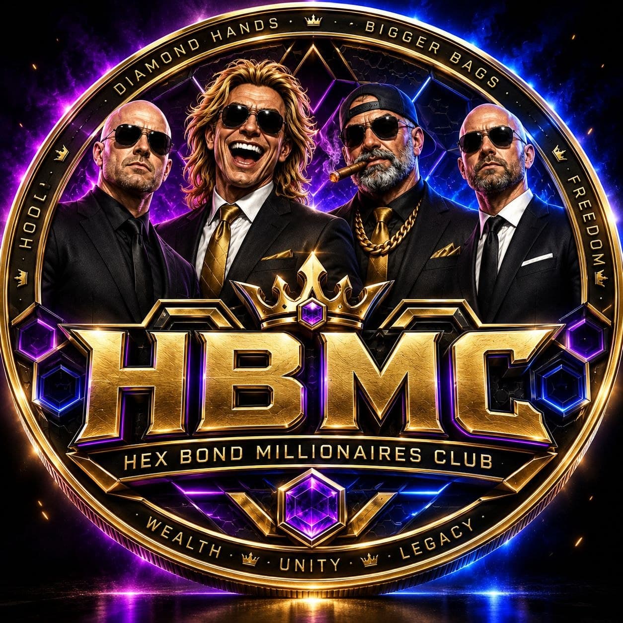 HBMC Hex Bond Millionaires Club coin